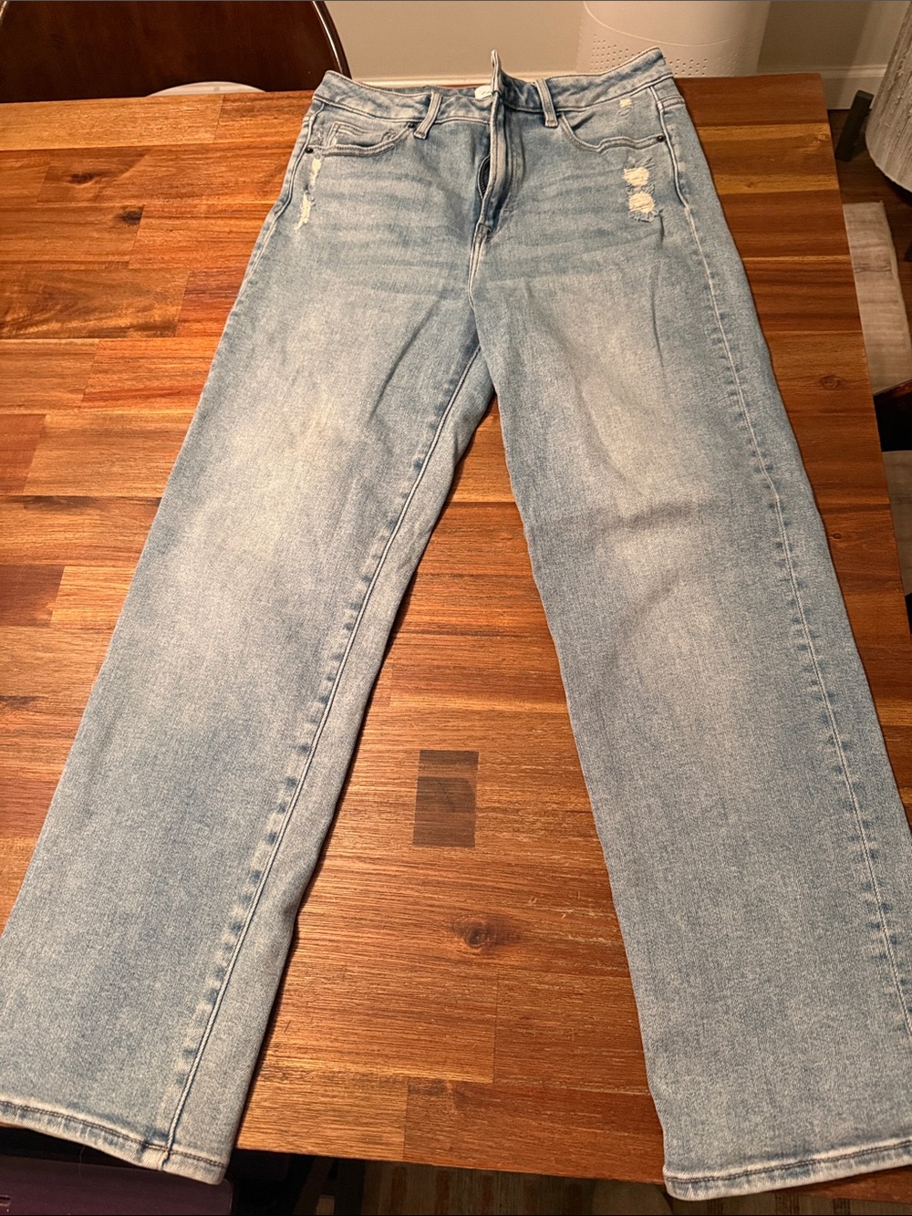 Carly Jean Los Angeles Chrissy Straight-Leg Jeans - Light Blue